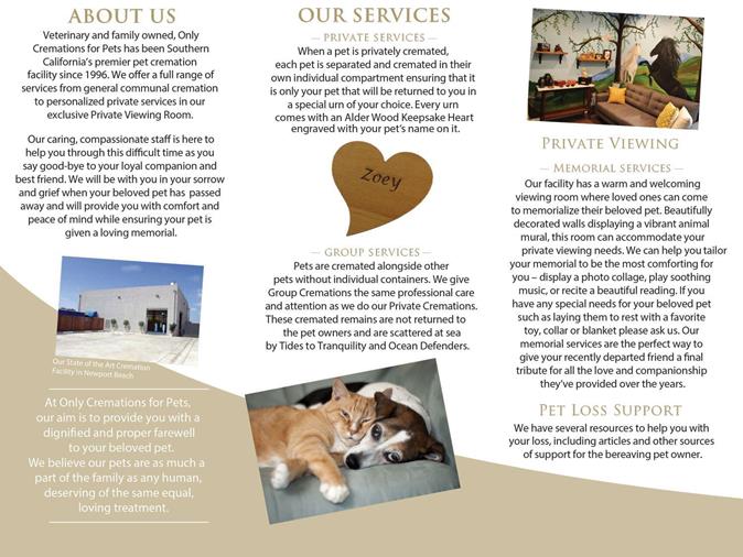 Our Brochure Only Cremations For Pets our-brochure-only-cremations-for-pets