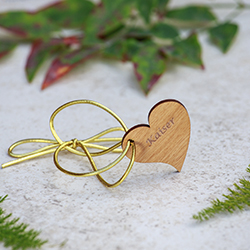 wooden keepsake heart